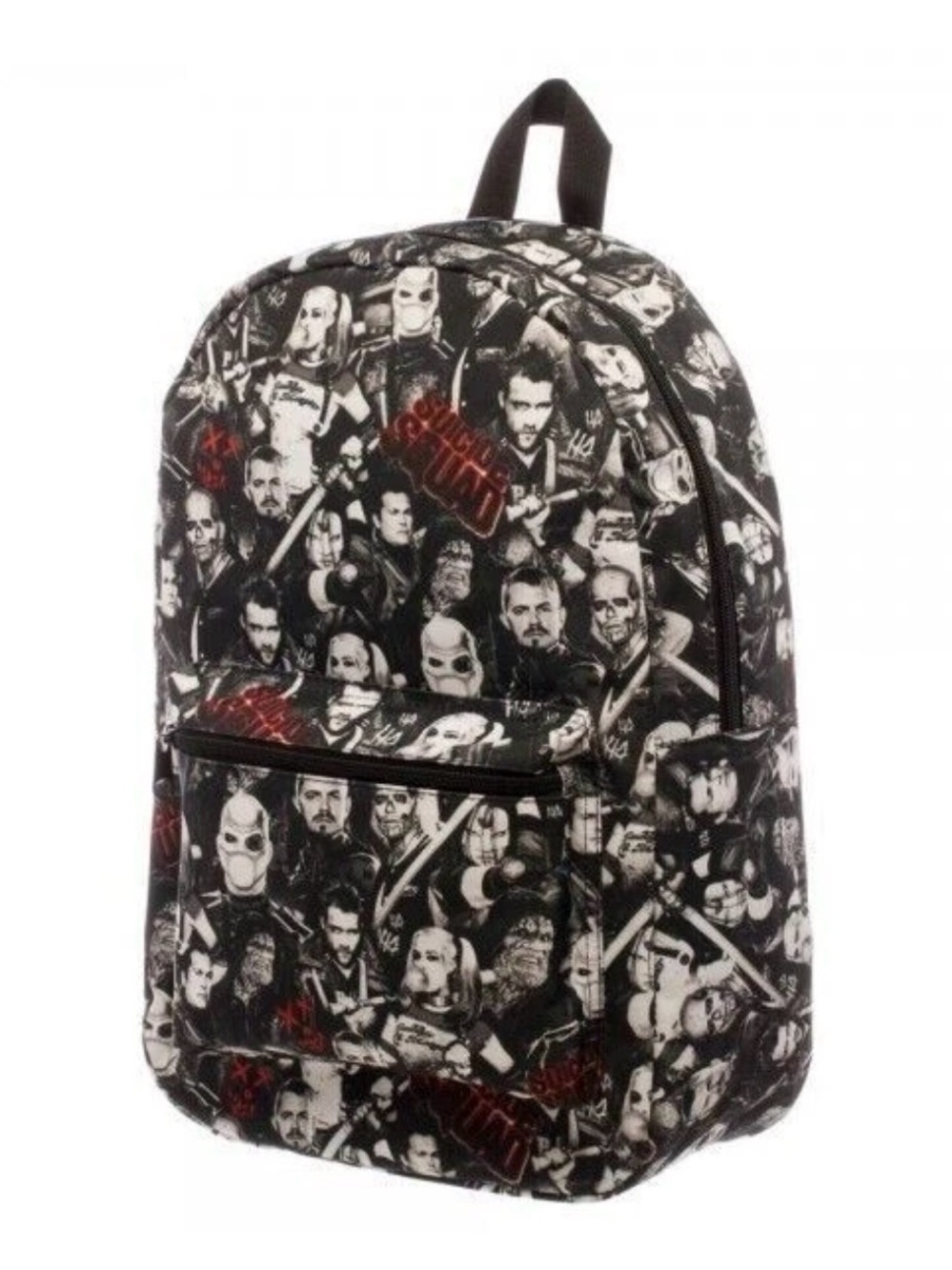 SUICIDE SQUAD Harley Quinn Joker Bloodsport Task Force X Full Size Backpack EUC